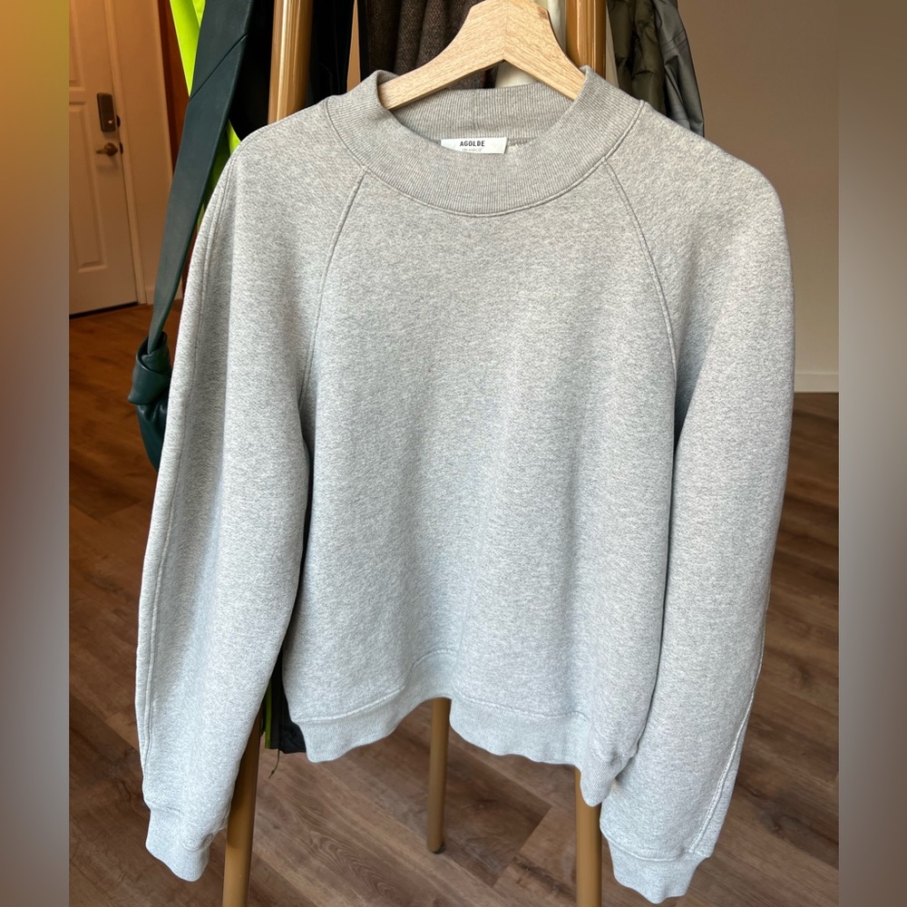 AGOLDE HEAVY WEIGHT PULL OVER SIZE S